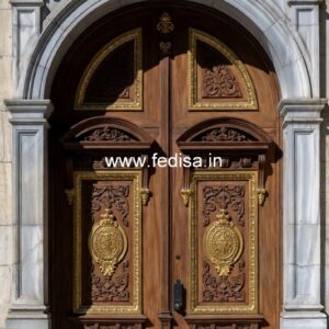 Carved Wooden Doors Ghar Ke Darwaje Ki Design No-13387