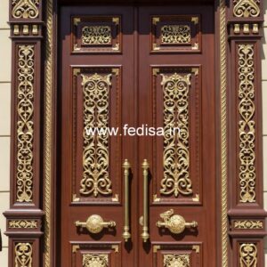 Engraved Wooden Door Wooden Flush Door Design No-13413