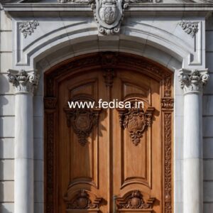 Glass Panel Classic Door Hdhmr Door Design No-13414