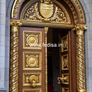 Palace Style Doors Main Door Vinayagar Design No-13443