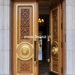 Bungalow Classic Door Design Safety Door Panel Design No-13483