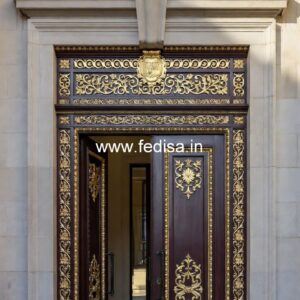 Engraved Wooden Door Door Profile Design No-13495