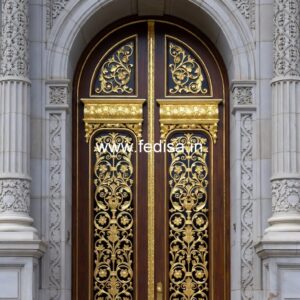 Solid Wood Classic Door Hand Carved Doors No-13507