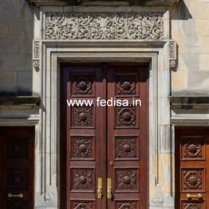 Home Entry Wooden Door Modern Panel Door Design No-13522