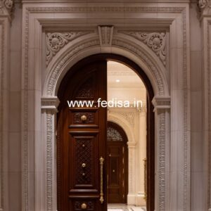 Handcrafted Wooden Door Double Palla Door No-13552