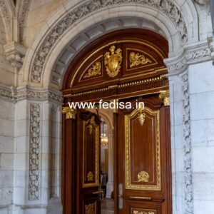 Rustic Classic Door Sliding Grill Gate No-13557