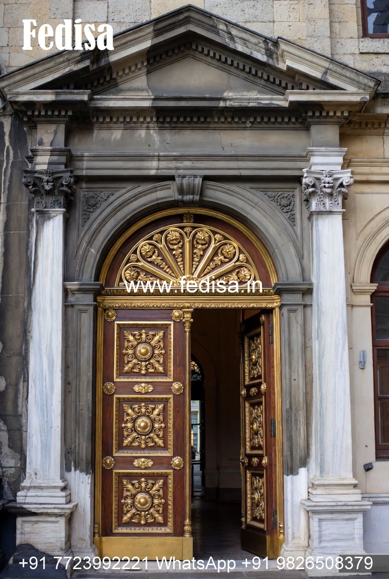 Bungalow Classic Door Design Man Door Jali Design No-13565