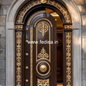 Teak Wood Door Design Steel Door Handle Design No-13590