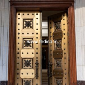 Hardwood Traditional Doors Hdf Door Design No-13594
