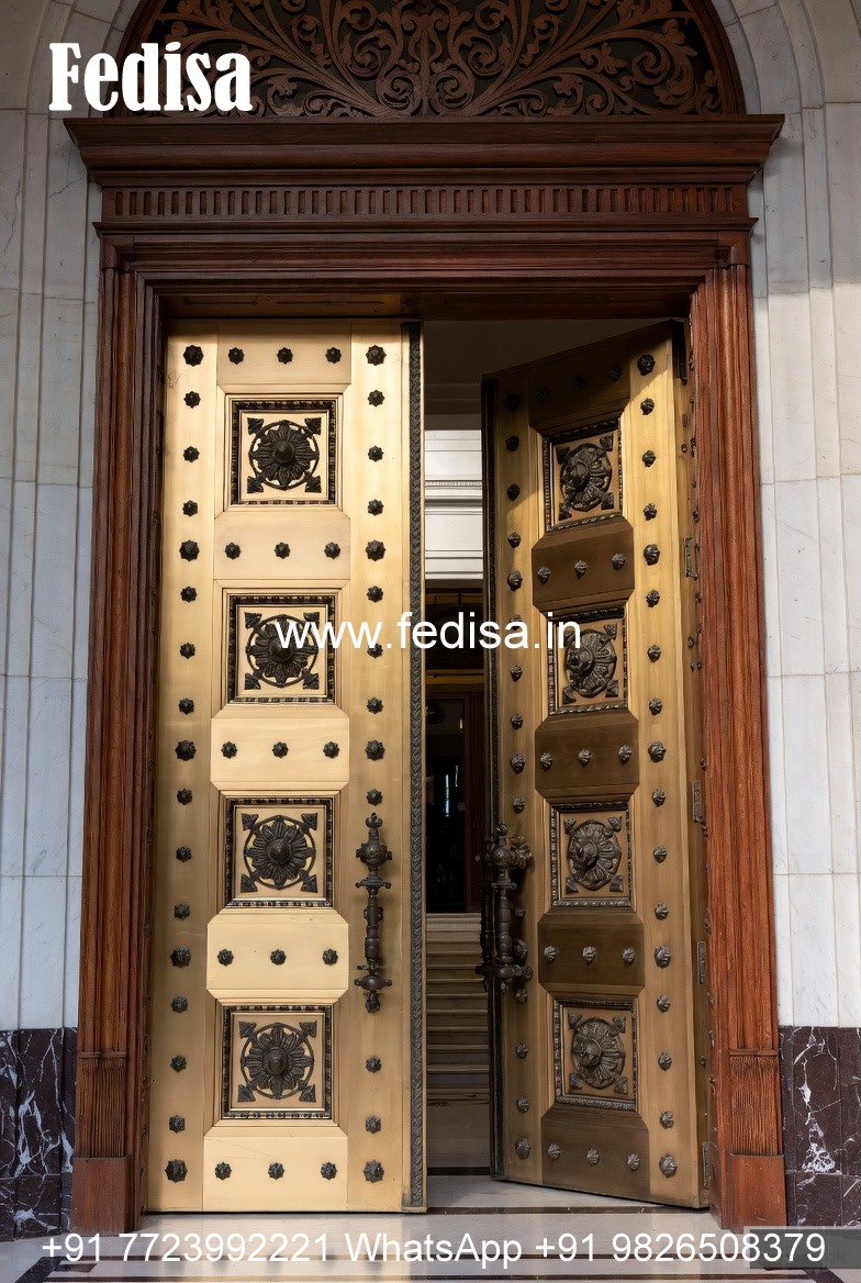 Hardwood Traditional Doors Hdf Door Design No-13594