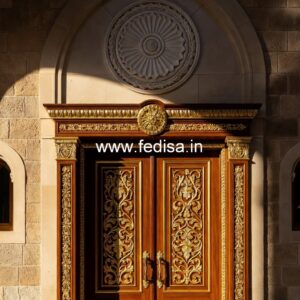 Villa Entrance Door Door Design In Wood For Home No-13605