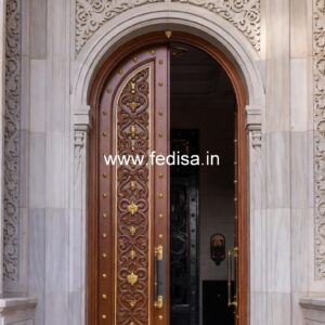 Carved Wooden Doors 3d Main Door Design No-13633