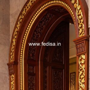 Hardwood Traditional Doors Sun Design Door No-13635
