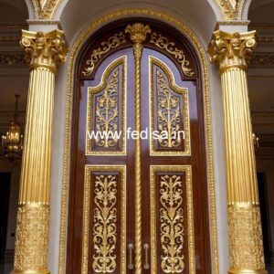 Panel Door Design Wooden Door Sunmica Design No-13656