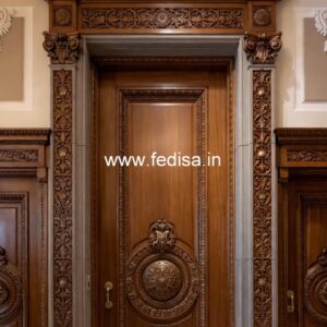 Vintage Wooden Door Dining Door Design No-13663