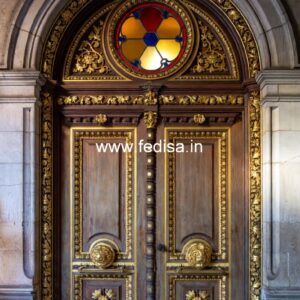Victorian Door Design Wooden Door Border Design No-13678