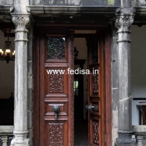 Classic Front Door Ideas Fancy Wooden Door Design No-13705