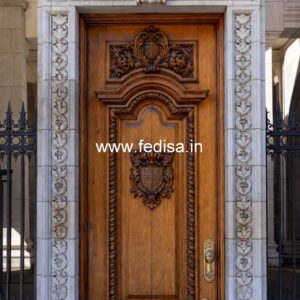 Mahogany Classic Doors Ganesh Design Door No-13714