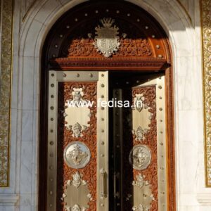 Luxury Classic Entrance Door Designs India Pvc Pooja Door No-13733