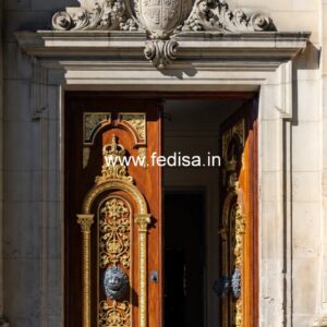 Ornate Door Design Main Door Net Design No-13763