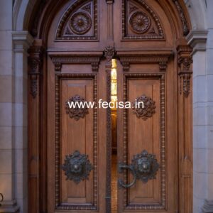 Villa Entrance Door Simple Sunmica Door Design No-13769