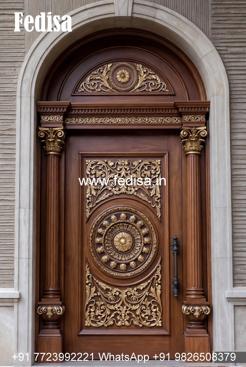 Antique Door Style Flush Door Ke Design No-13789