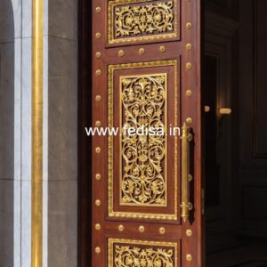 Wooden Carved Door Design Iron Sliding Door Design No-13790
