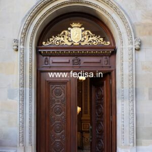 Bungalow Classic Door Design Melamine Door Design No-13811