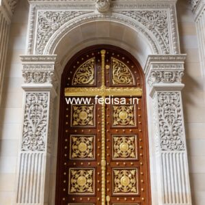 Handcrafted Wooden Door Kitchen Wood Door Design No-13839