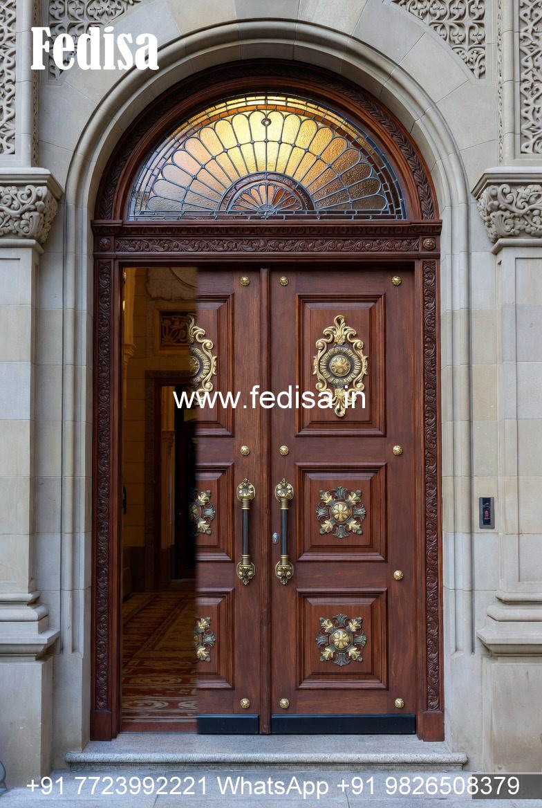 Hardwood Traditional Doors Sagwan Main Door No-13840