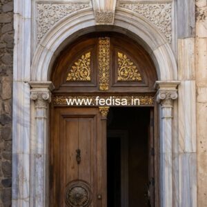 Front Entrance Classic Door Wood Door Color Design No-13890