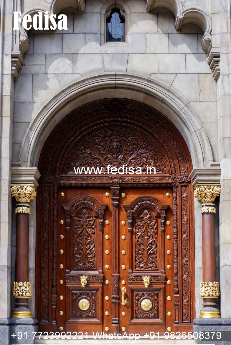 Home Entry Wooden Door Jali Wale Palle Ki Design No-13891