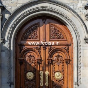 Classic Door Design Ganesh Design On Glass Door No-13907