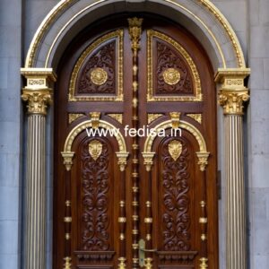 Antique Door Style Main Door Pillar Design No-13912