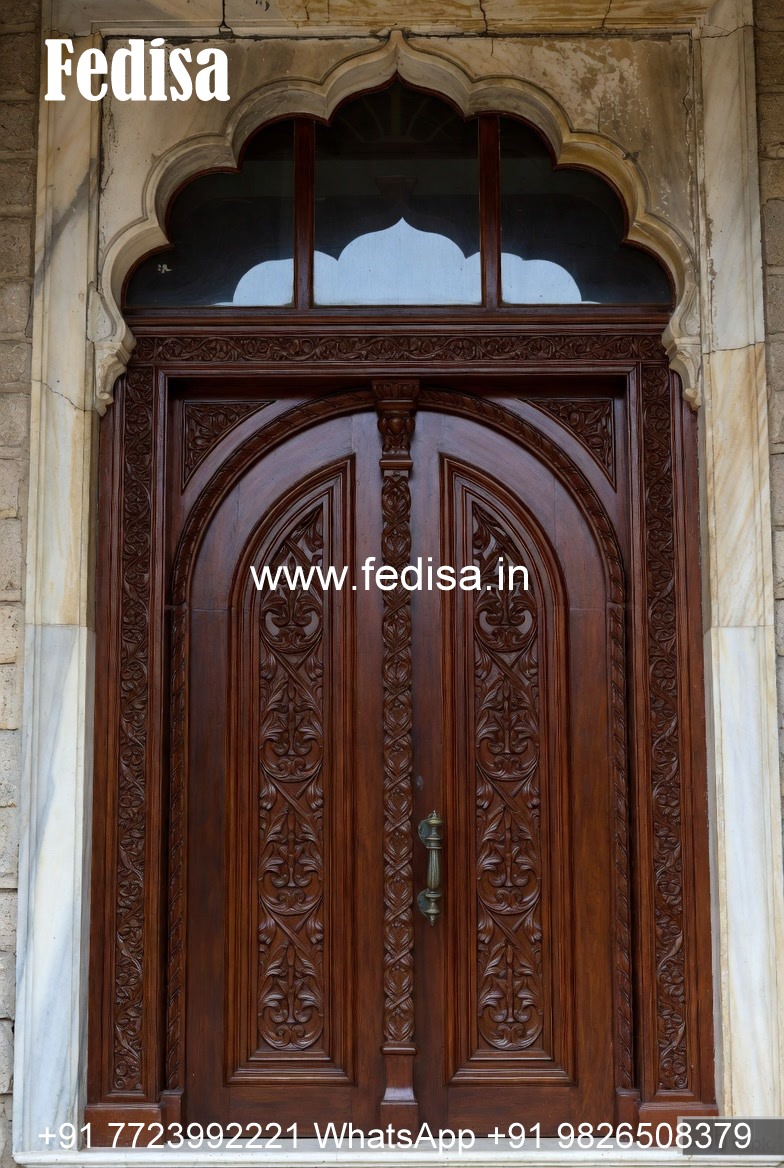 Wooden Carved Door Design Wooden Door Frame Border Design No-13913
