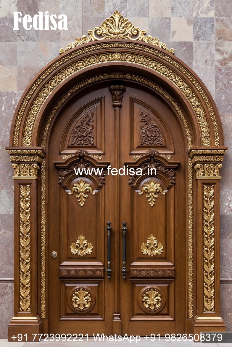 Classic Wooden Main Door Design For Home Door Jali Wala No-13936