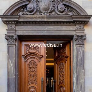 Arch Top Wooden Door Latest Main Door Design For Home No-13986