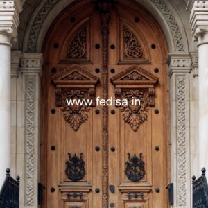 Engraved Wooden Door Modern Latest Sunmica Door Design No-13987