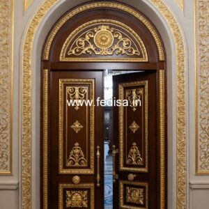 Classic Front Door Ideas Wooden Safety Door Design Price No-13992