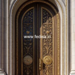 Antique Door Style Iron Door Color Design No-13994