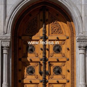 Home Entry Wooden Door Double Door Darwaza Design No-14014