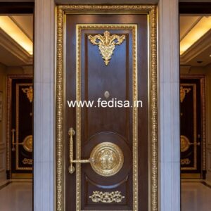 Handcrafted Wooden Door Sliding Front Door Design No-14044