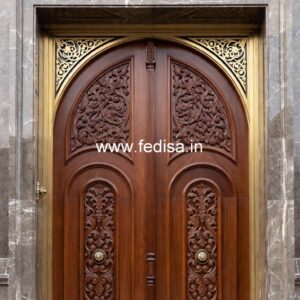 Hardwood Traditional Doors Living Room Glass Door Design No-14045