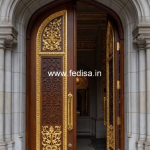 Classic Wooden Main Door Design For Home Door Frame Design In Marble No-14059
