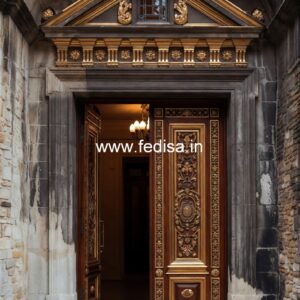 Luxury Classic Entrance Door Designs India External Door Designs No-14061