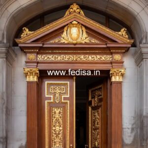Mahogany Classic Doors Latest Sagwan Door Design No-10762