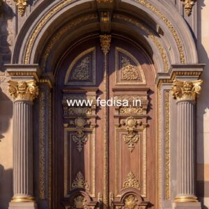 Vintage Wooden Door Wooden Safety Door Designs For Flats No-10793
