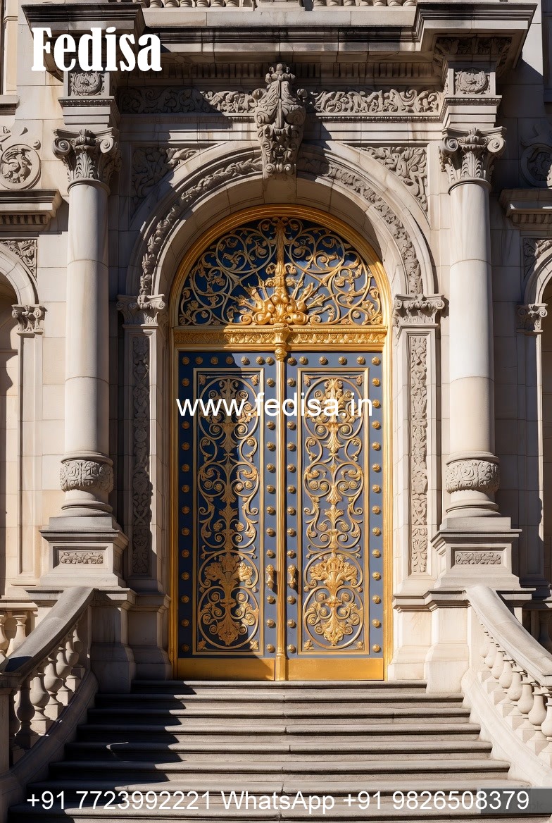 Italian Style Wooden Doors Double Door Safety Door Design No-10813