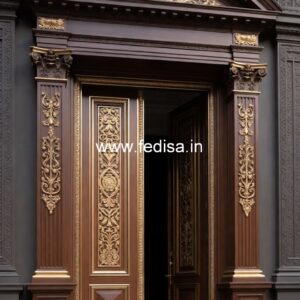 Vintage Wooden Door Designs For Houses House Double Door Design No-10823