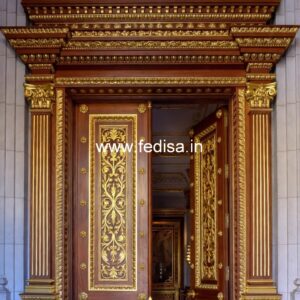 Double Door Classic Style New Door Design 2024 No-10828